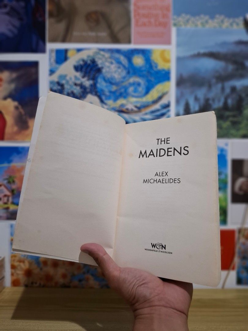 THE MAIDENS [PB] - ALEX MICHAELIDES (Category: Storybooks) located in Calapan. Submitted by librosniotep (Listing ID 1463391349, Image 2). Description: Genres: Mystery Thriller, Dark Academia Seller's Location: Calapan, Oriental Mindoro MOD: JNT Direct MOP: GCash, GoTyme or BPI.