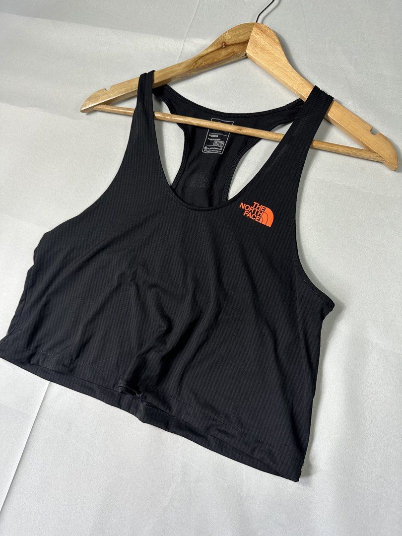 The North Face Flash Dry Tank Top (Category: Activewear) located in Cabanglasan. Submitted by thefashiongarage.co (Listing ID 1463389825, Image 3). Description: Title - The North Face Model/Name - Flash Dry Tank Top Size on Tag - Small Conditiion - Excellent as new Dimension (WxLxH) - Category- Outdoor/Work out Fitting - True to size Made in - Vietnam Material - 100% Polyester Color - Black Design - Printed Logo Year - Inclusion - None Note - All
