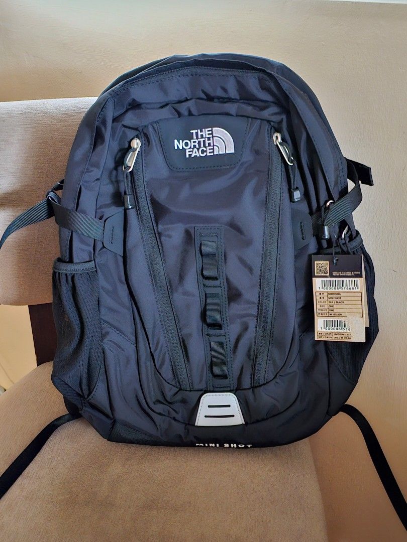 The North Face Mini Shot Daily Backpack Black (Category: Backpacks) located in Paranaque City. Submitted by mab.villareal (Listing ID 1463527416, Image 2). Description: Brand new The North Face Mini Shot backpack. Bought in Korea. With tags attached.