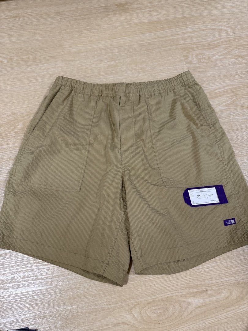 The North Face Purple Label 短褲 （分類：短褲）位於 Hong Kong。 由 uchoiceme 提交（商品編號 1463501047，圖片 1）。簡介： 淺卡其色 100%正品 99%New Size 34 橡筋帶褲頭 。
