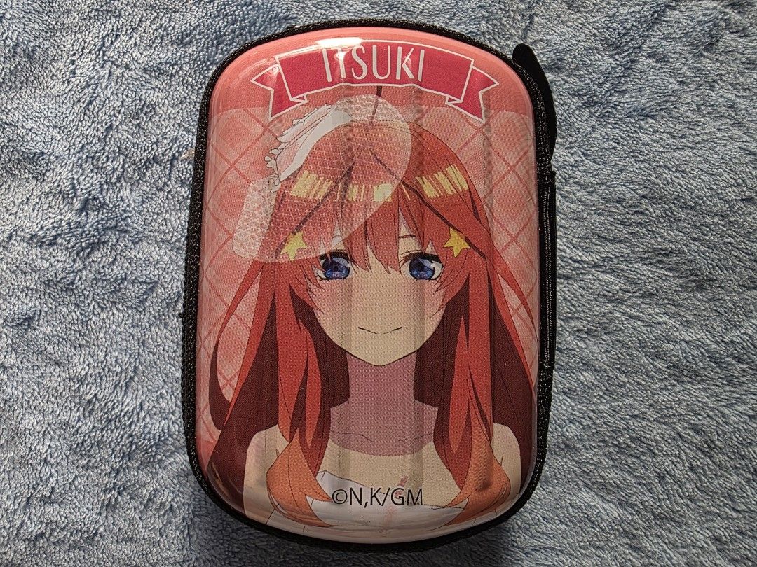 The Quintessential Quintuplets Itsuki Nakano Mini Pouch (Category: Other Stationery & Craft) located in Manila. Submitted by animestuffsshop (Listing ID 1463342406, Image 2). Description: The Quintessential Quintuplets Itsuki Nakano Mini Pouch - Official - WYSIWYG MOD: JNT, LBC COP, Lalamove MOP: GCASH.