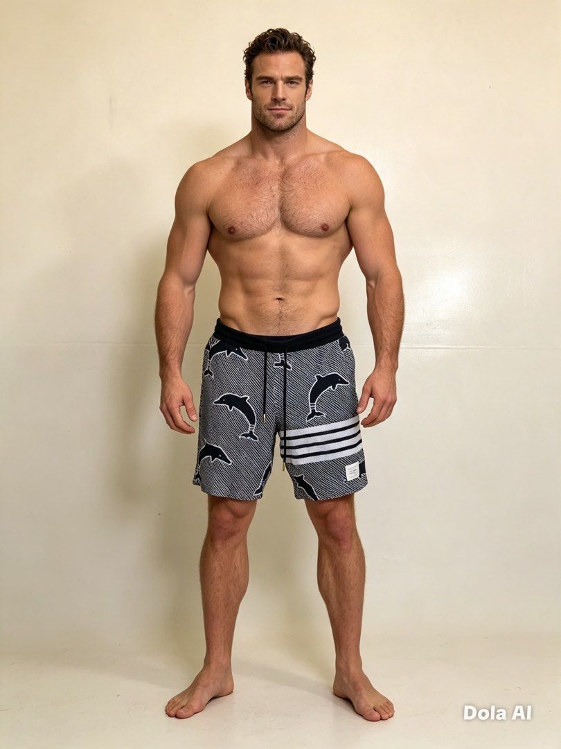 Thom browne dolphin jacquard size 32-33 (Category: Luxury Apparel) located in Kananga. Submitted by erikajanec32381 (Listing ID 1463362958, Image 1). Description: Thom browne dolphin jacquard Size 32-33 19 length 11-12 hem stretch 9.5/10 colorate No issue Ganda po nito ☺️ 1k+ sf only Leyte location Mine now pay now ship agad Dm for sure buyer.