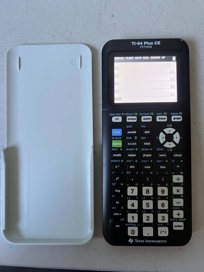 TI-84 Plus CE Python (Texas Instruments) (Category: Other Gadgets) located in Manila. Submitted by davemarcus89030 (Listing ID 1463518948, Image 1). Description: No box, Unit only. NEGOTIABLE!! Never been used and no issue at all. Basically brand new kasi napanalunan lang sa raffle at school then tinago. Open for meetup/lbc/lalamove shoulder by the buyer .