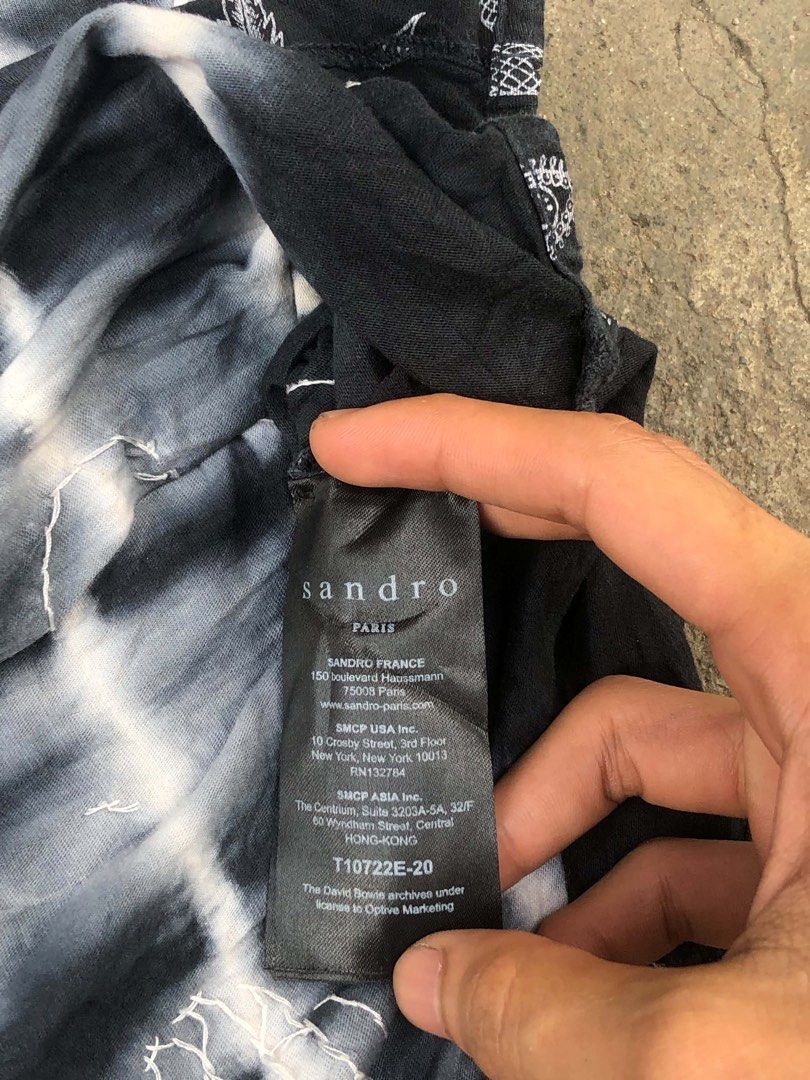 Tie-Dye Hamsa Tattoo Print SANDRO (Category: Blouses) located in Bacolod City. Submitted by truk_thrift (Listing ID 1463399034, Image 3). Description: .