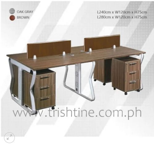 TOFF-017 | 4 seater Built-in Office Workstation (Category: Office Furniture & Fixtures) located in Caloocan City. Submitted by jimkirt.tristine.ph (Listing ID 1463402028, Image 1). Description: Dimension: – W240 x D120 x H75 cm – W280 x D120 x H75 cm Material: – MDF and steel – With glass panel divider – With grommet – Mobile pedestal included (centralized lock with key) Finish: DISCLAIMER:PRICE IS FOR POSTING PURPOSES ONLY.