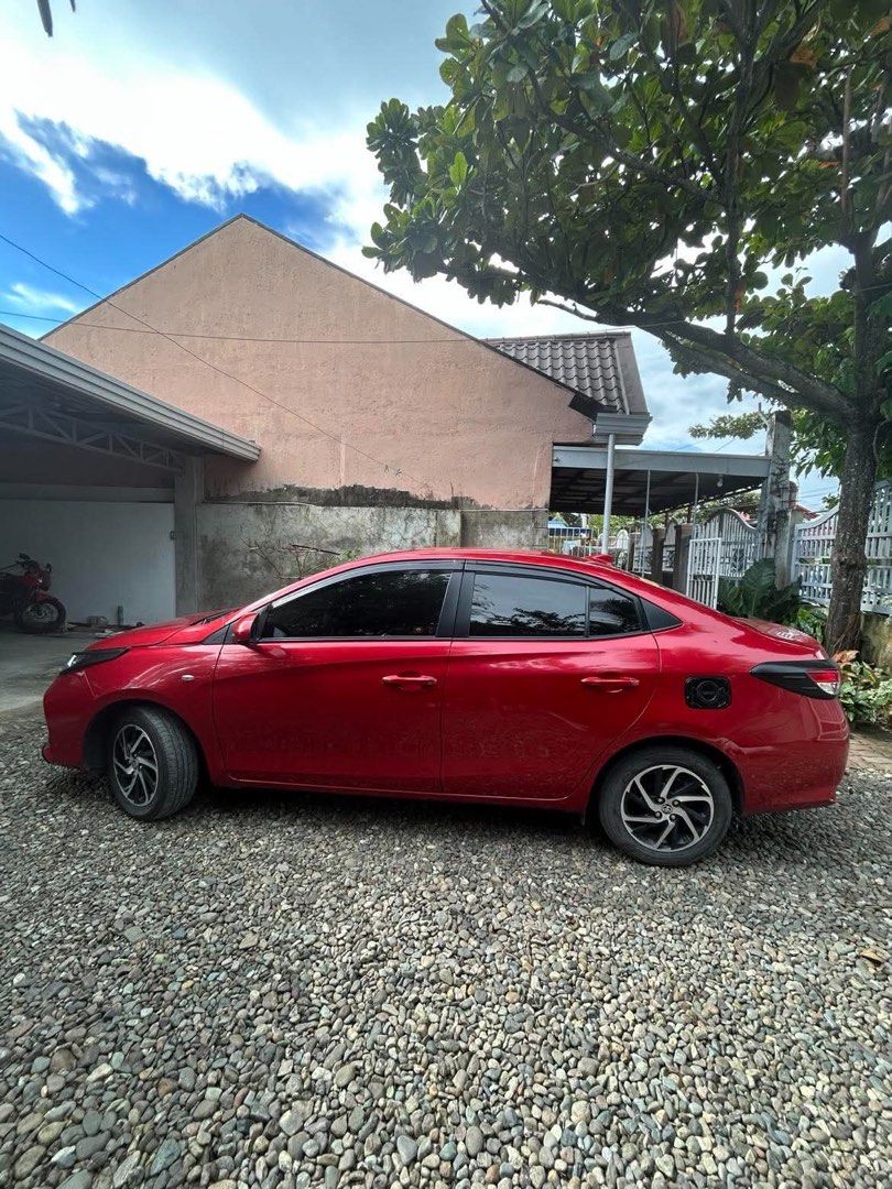 Toyota Vios 1.5 E LX (A) (Category: Used Cars) located in Manila. Submitted by mcv105 (Listing ID 1463439102, Image 3). Description: 🚗 FOR SALE: 2022 Toyota Vios XLE CVT AT Own car. Papers are all under my name. Can negotiate directly with me. • 2022 Model • Toyota Vios XLE CVT Automatic • Red • Only 24,000+ km mileage • Apple CarPlay • Key-start ignition • No reverse camera • 1 car key only • Purchased from PSBank Repossessed Cars in 2023 • Pla