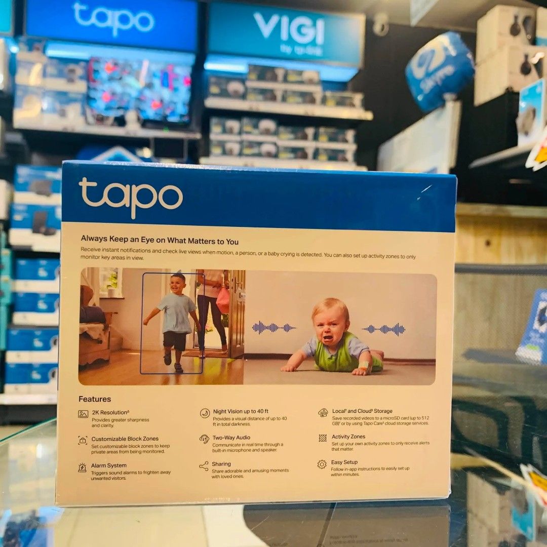 TP-Link Tapo C110 Home Security WiFi Camera (Category: Security Systems & CCTV Cameras) located in Pasay City. Submitted by gogadgetswithjaja (Listing ID 1463343197, Image 3). Description: ❗️Prices are subject to change without prior notice. Details: ✔️ Actual picture posted ✔️ Onhand, Brand New & Sealed with 1-Year Warranty ✔️ Please visit brand official website for complete details of specs & features. ✔️ We can issue delivery receipts/OR. ✔️ W