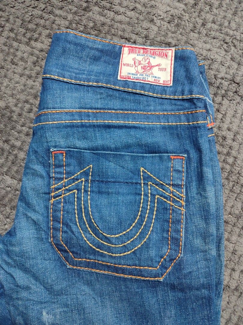 TRUE RELIGION SAMMY BIG T FLARED (Category: Jeans) located in Pagadian. Submitted by hidden_gems. (Listing ID 1463437800, Image 2). Description: L 42 W 28 ISSUE IN PIC.