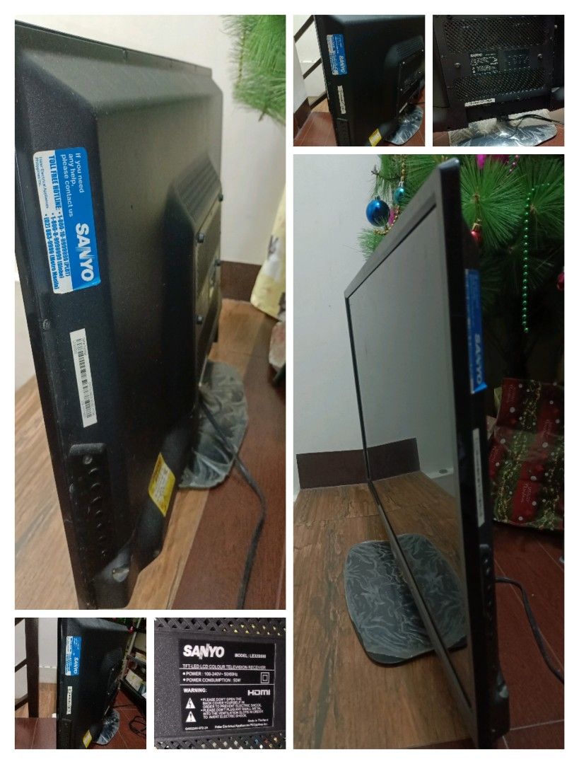 TV SANYO 32 INCHES (Category: TV) located in Pasig City. Submitted by roa.renaflor (Listing ID 1463398948, Image 1). Description: Specifications & Details Brand/Model: Sanyo LE32S500 Power Requirements: 100–240V~ 50/60Hz Power Consumption: 50W PS: ISSUE: 📺has sound but no image. IF YOU ARE TECHNICIAN LOOKING FOR PARTS. PERFECT FOR YOU..