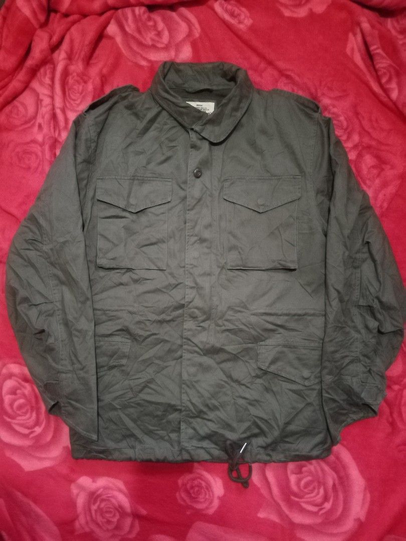 Uncle Fu Heritage M-65 Jacket (Category: Coats, Jackets and Outerwear) located in Danao, Cebu. Submitted by althethrifter (Listing ID 1463419298, Image 1). Description: Uncle Fu Maden M-65 Heritage Jacket - Developed 2020-7-29 - Quality vintage style - Button-up front with zip closure underneath - Two chest pockets and two lower pockets - Drawstring waist for adjustable fit - Dimension 22x30 - Color: Dark Green.