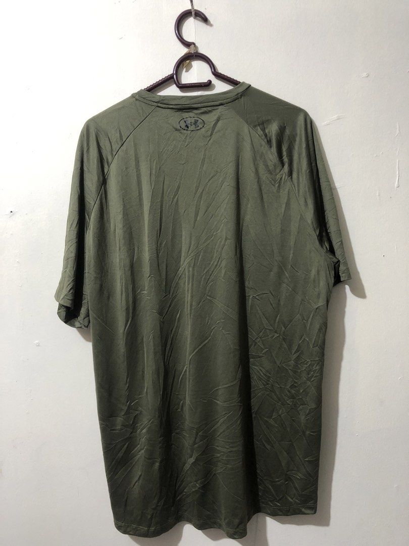 Under Armour Olive Green Shirt (Category: Tshirts & Polo Shirts ) located in Manila. Submitted by raremountain00 (Listing ID 1463527264, Image 2). Description: Authentic Excellent condition No issue.