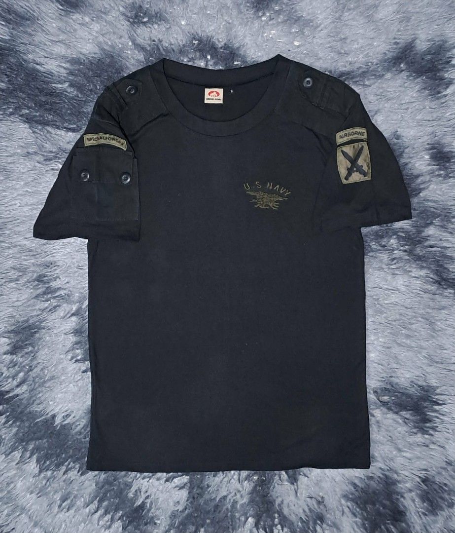 Union Army U.S. Navy (Category: Activewear) located in Manila. Submitted by yaseen__73 (Listing ID 1463527365, Image 1). Description: Wearing Size : Small on Tag Dimensions : See Photo Color Rate : 9.5/10 Cut Wash Tag - Photo May Vary Due To Lighting - In Excellent Condition - PRE OWNED Courier : J&T Lalamove MOP : G C A S H B A N K T R A N S F E R Seller's Location : 📍Brgy. Pansol, Q.C.