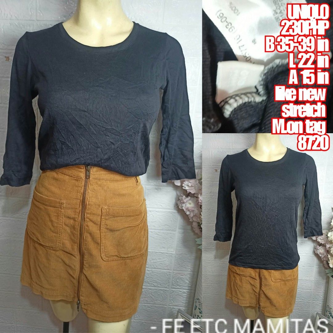 Uniqlo black blouse (Category: Blouses) located in Santa Maria. Submitted by usbrands1987 (Listing ID 1463469660, Image 1). Description: .