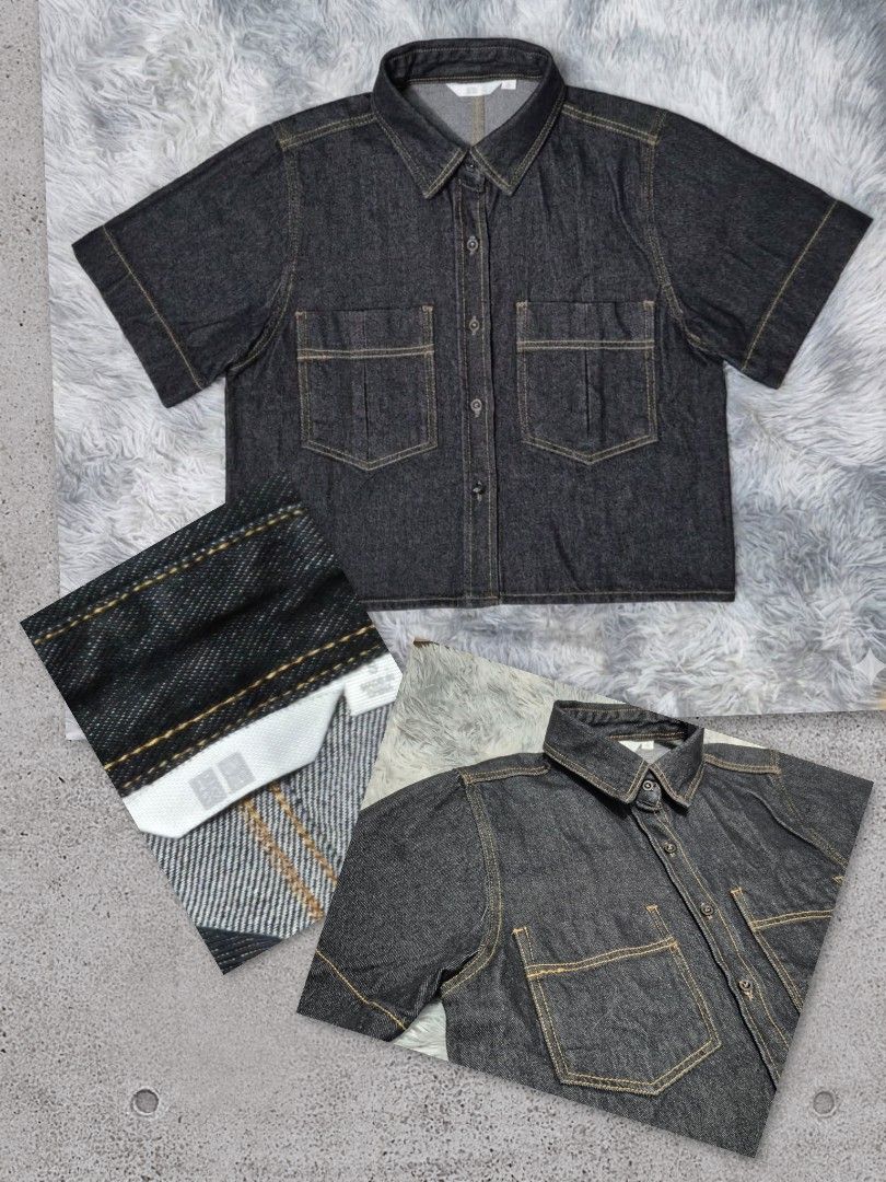 UNIQLO Denim Top (Category: Blouses) located in General Trias. Submitted by relove_closet8 (Listing ID 1463380014, Image 1). Description: • Soft denim fabric 😍. • Washed and never used. • Buyer handles shipping fee and book J&T or Lalamove only. • Payment first via bank transfer or e-wallet • No cancellation/return/refund of orders. 📍Lancaster, General Trias (Weekdays) 📍Las Piñas (Saturday & Sunday).