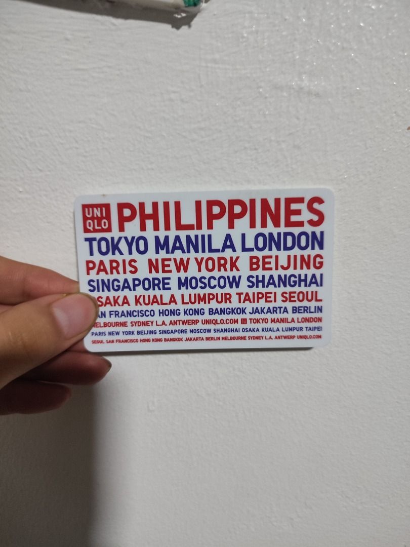 UNIQLO Philippines Gift Card (Category: Game Gift Cards & Accounts) located in Santa Rosa. Submitted by lhouisehhh (Listing ID 1463451631, Image 1). Description: - UNIQLO Philippines Gift Card with P2000 value - Valid at all UNIQLO retail stores in the Philippines - Not exchangeable for cash - No expiration date - Card is void if barcode/security feature is damaged or defaced - Terms and conditions may change without prior notice 1800 nalang po!!