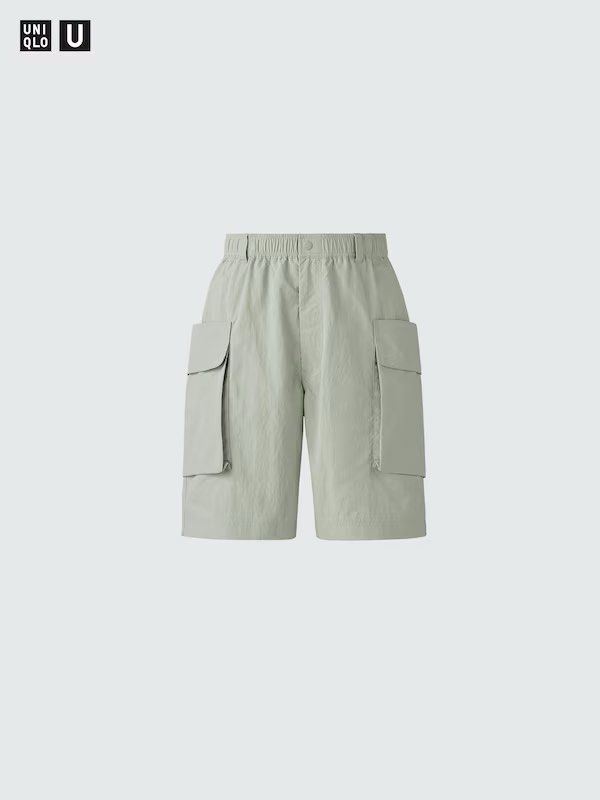 Uniqlo U Parachute Cargo Pants (Category: Shorts) located in Cavite. Submitted by s1nglest1tch.ph (Listing ID 1463477610, Image 1). Description: Size XL on tag 32-38 waist 21 length Excellent used condition No issue.