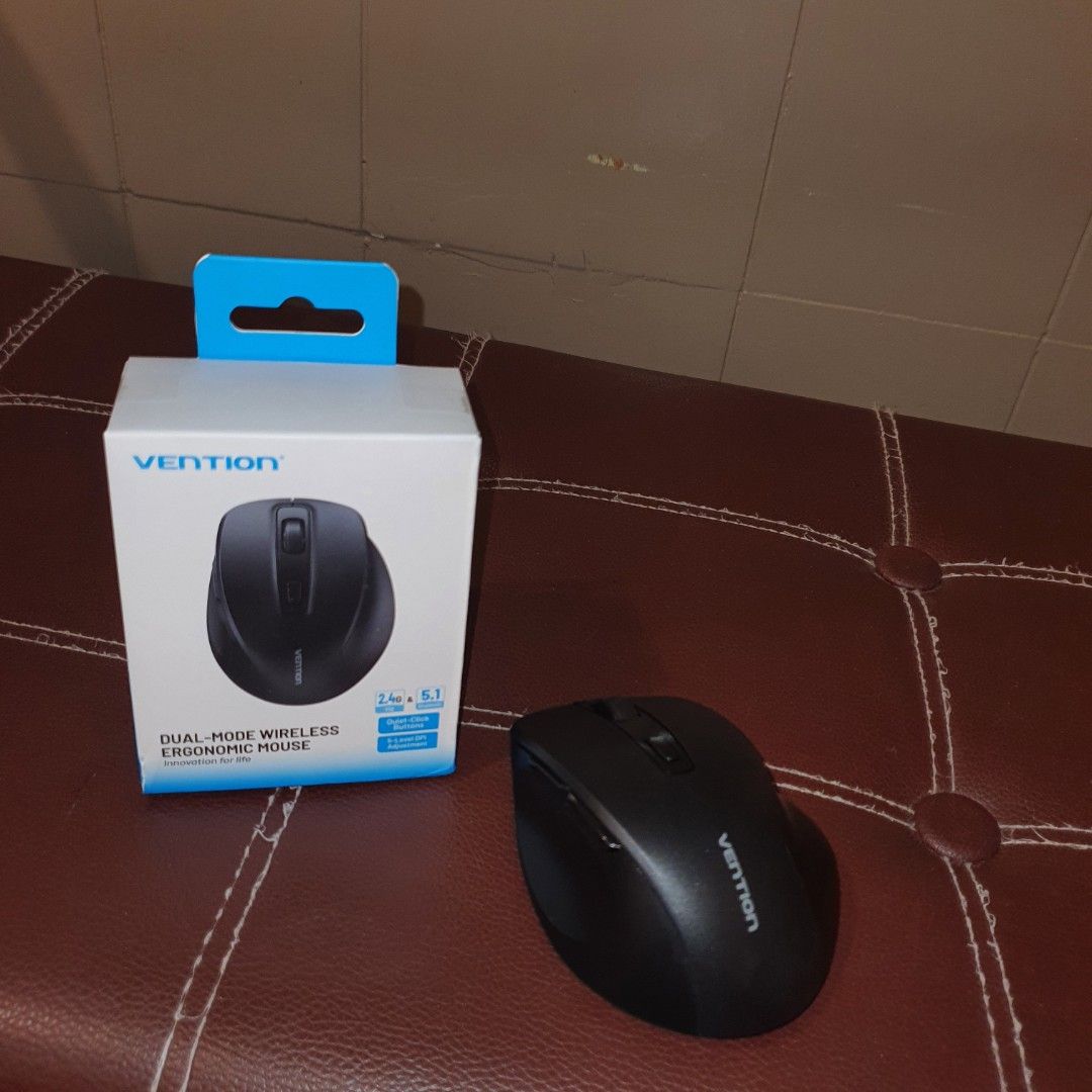 Vention ergonomic mouse wireless (Category: Craft Supplies & Tools) located in Pasig City. Submitted by fast-ship (Listing ID 1463328593, Image 1). Description: .