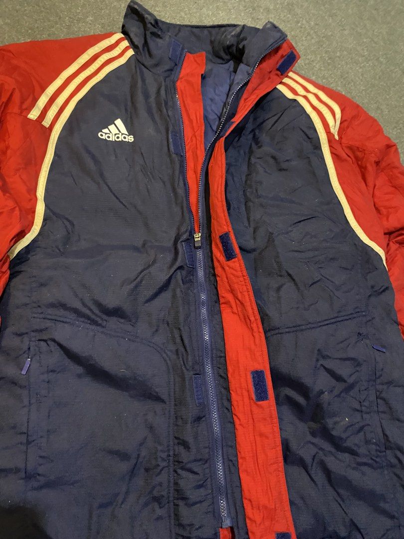 Vintage Adidas nylon bench jacket (Category: Coats, Jackets and Outerwear) located in Cebu City. Submitted by andrei-adrian-petallar (Listing ID 1463530062, Image 2). Description: .