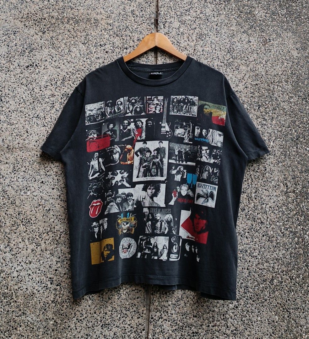 Vintage Bootleg Monster Rock Tee (Category: Tshirts & Polo Shirts ) located in Davao. Submitted by st333tcartel (Listing ID 1463368778, Image 1). Description: Large Length 26.5 Width 23.5 Issue:pinhole at the back slight cracks on print good fade ✌️.