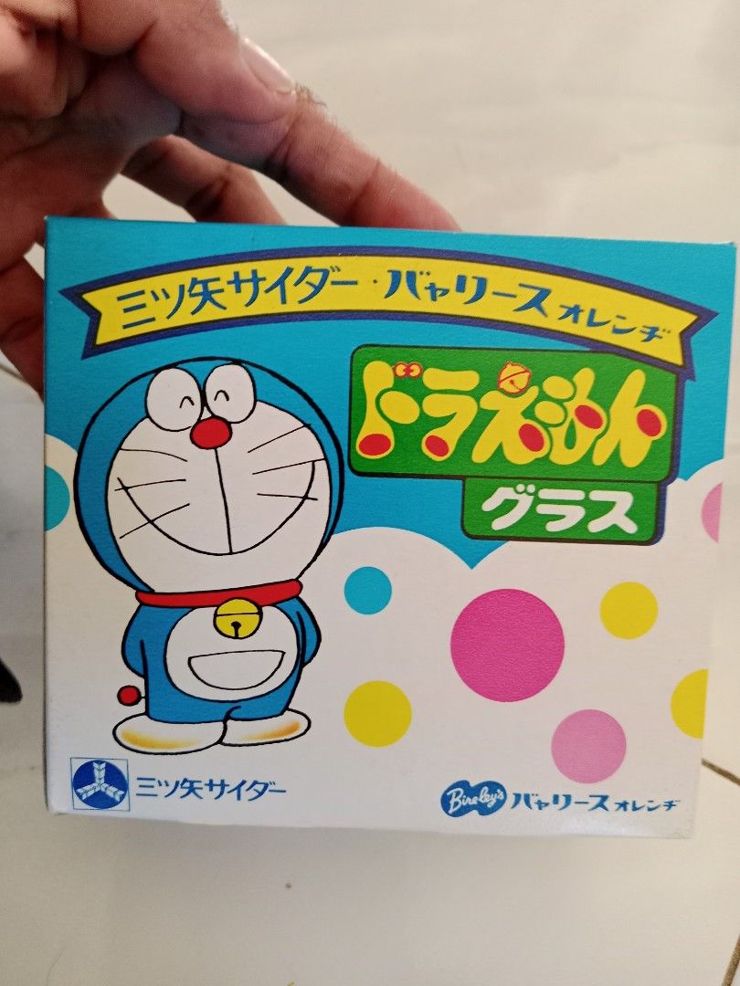 Vintage Doraemon Gift Set Glasses (Category: Vintage Collectibles) located in Polangui. Submitted by cornerbags_shoes (Listing ID 1463437343, Image 2). Description: from Japan surplus New Old Stock Hindi po yan malaki 2pcs in 1 box I have 6 boxes open for take all for only 600.