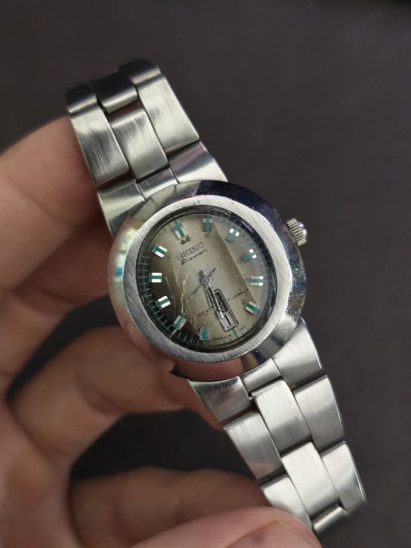 Vintage Seiko Dynamic Automatic women's Watch. (Category: Women's Watches) located in Tarlac. Submitted by irishign0593824 (Listing ID 1463553956, Image 3). Description: honest issue, signs of vintage. not working and need overhaul repair service. best watch if restored! selling it as is where is. RFS: walang time magparepair. kayo nalang bahala..