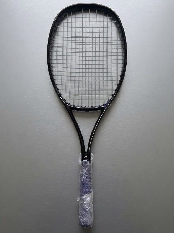 Vintage Yonex Tennis Racket (Category: Racket and Ball Sports) located in Davao. Submitted by ckkb1821 (Listing ID 1463465500, Image 1). Description: Vintage Yonex Tennis Racket (1990's) Racket Specifications Brand/Model: Yonex Viblesty RQ-170 Material: Kevlar Graphite Head Size: Oversized (approx. 95 - 110 sq ") Weight: Approx. 334 grams Condition: Deadstock new condition Issue: Overgrip needs replacement Price: 4,999 only + SF.