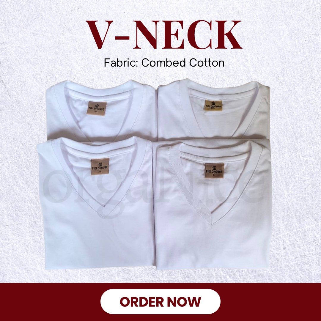 VNECK TSHIRT| PLAIN TSHIRT| WHITE TSHIRT|UNISEX (Category: Tshirts & Polo Shirts ) located in Manila. Submitted by abigailyao21949 (Listing ID 1463419306, Image 2). Description: *VNECK TSHIRT FOR SALE * Product Details: 🔸️Fabric: Combed Cotton 🔸️Color: Classic White 🔸️ Excellent Quality – Soft and Breathable 🔸️ Super Comfortable – Perfect for Daily Wear ✅️ Available for both Wholesale & Retail ✅️ Direct from the Factory – Best Price Guarantee