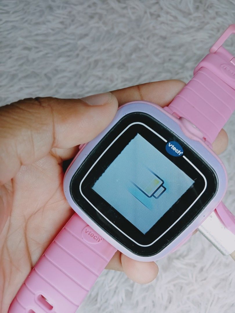 VTech Kidizoom Smartwatch DX2 Pink (Category: Babies & Kids Fashion) located in Rosario. Submitted by elysedeclutter (Listing ID 1463380572, Image 1). Description: - Pink VTech smartwatch for kids - Includes games, camera, and activity tracker - Screen displays battery charging status - Keeps kids entertained and encourages activity -may flaw sa screen.