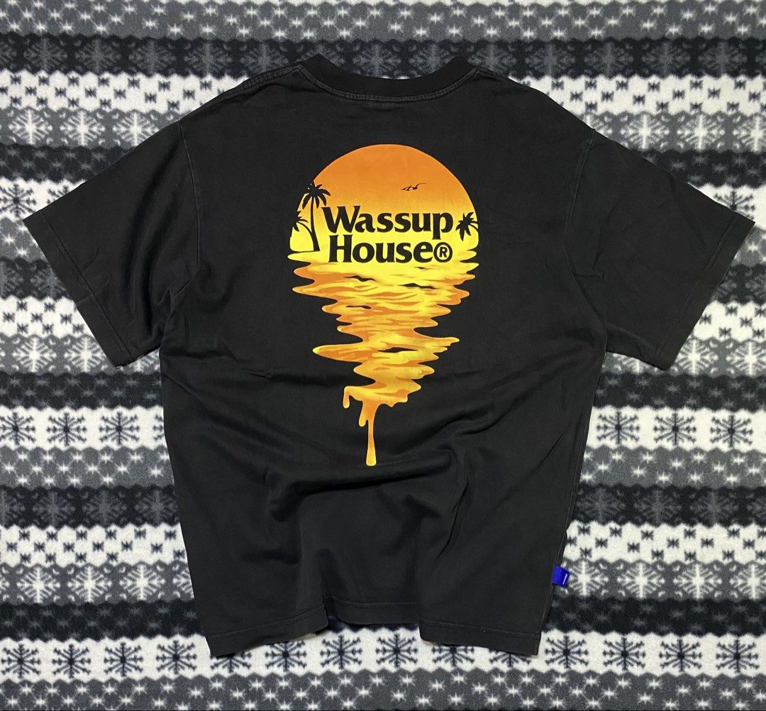 WASSUP HOUSE (Category: Tshirts & Polo Shirts ) located in General Santos City (Dadiangas). Submitted by nokkie_thrift (Listing ID 1463476146, Image 2). Description: Wassup House shirt Excellent condition Dimes 22x29 Color rate 9/10 No issue.