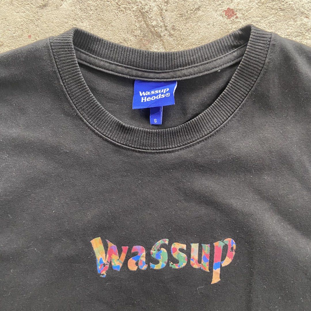 Wassup World Print T-Shirt (Category: Tshirts & Polo Shirts ) located in Solano. Submitted by _cleho (Listing ID 1463413913, Image 3). Description: no issue, Legit.