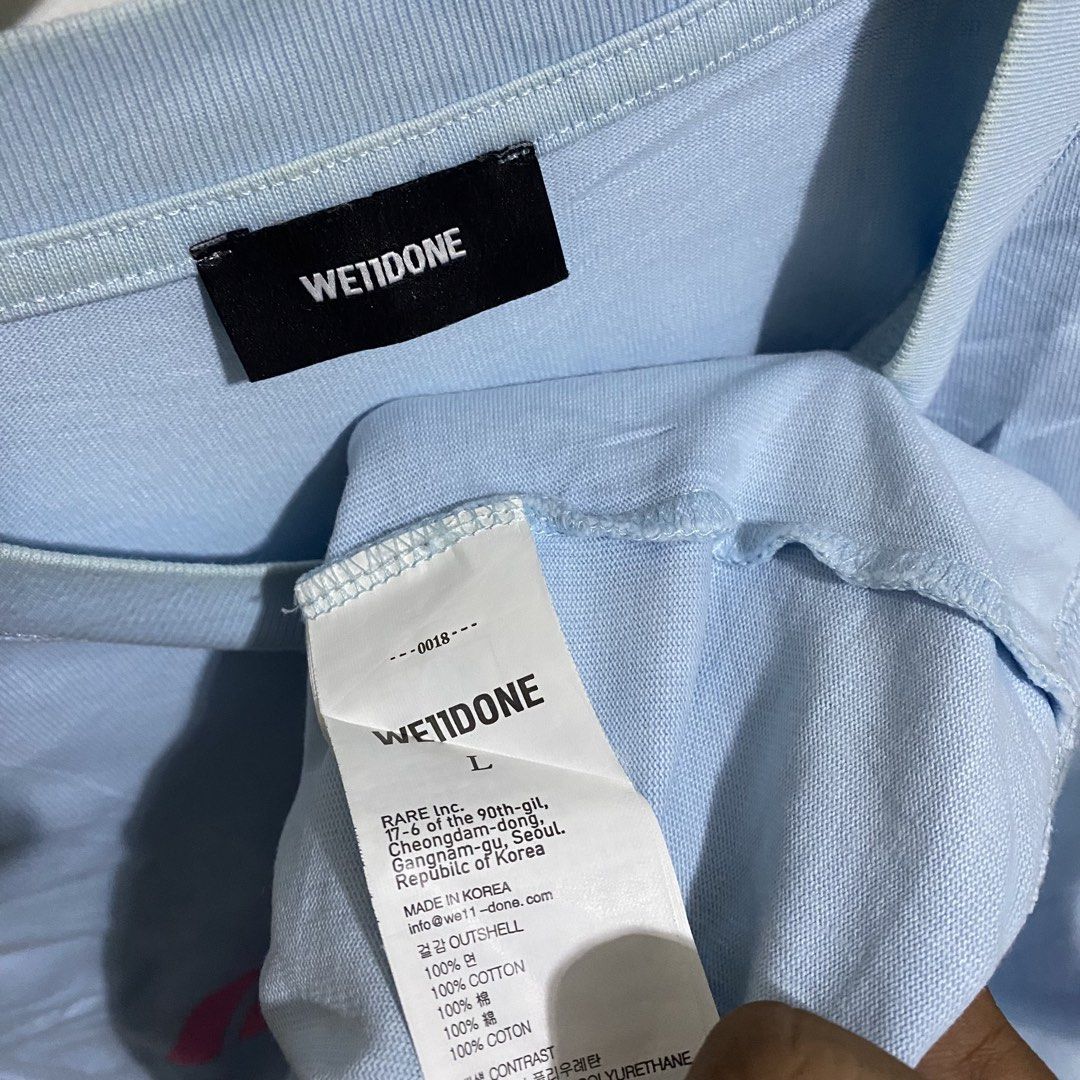 Welldone Baby Blue Script Shirt (Category: Tshirts & Polo Shirts ) located in Davao. Submitted by bangers01 (Listing ID 1463384367, Image 2). Description: .