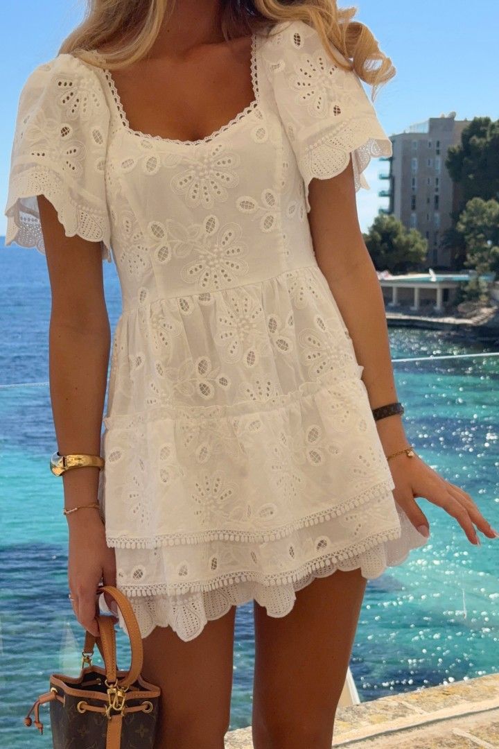 White Eyelet Mini Dress (Category: Dresses) located in Pagudpud. Submitted by altheacee063978 (Listing ID 1463381064, Image 1). Description: .