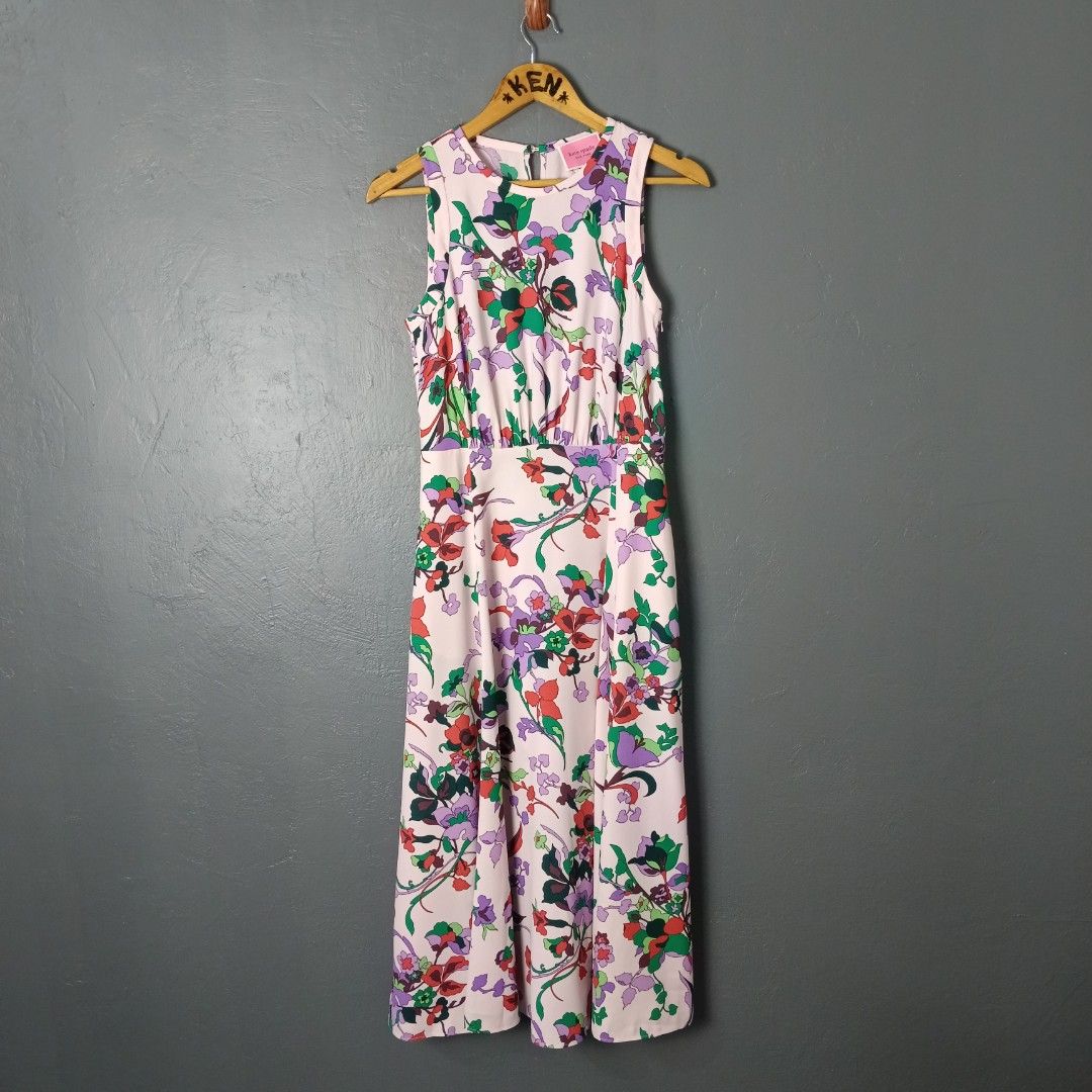 Women's - Kate Spade (Category: Dresses) located in Bacolod City. Submitted by drop.ph (Listing ID 1463381455, Image 2). Description: Kate Spade - Floral Dress *Size S - 16x46, waist - 26 *Excellent *No flaws *Price: 1,000php *Add SF if outside Bacolod City .