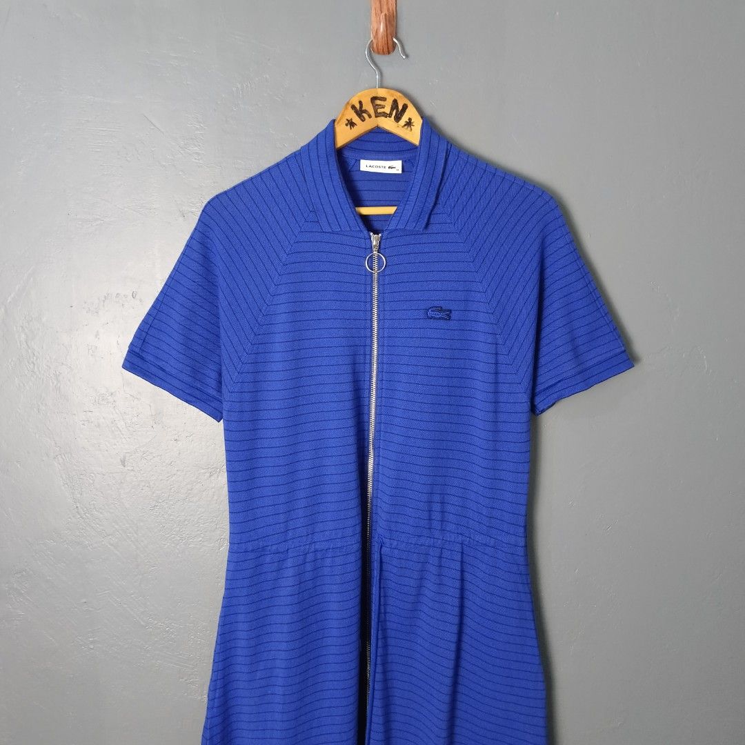 Women's - Lacoste (Category: Dresses) located in Bacolod City. Submitted by drop.ph (Listing ID 1463384029, Image 1). Description: Lacoste - Zip Up Polo Dress Authentic *Size XS fits S - 17x41.5 *Excellent *No Flaws *Price: 1,500php *Add SF if outside Bacolod City .