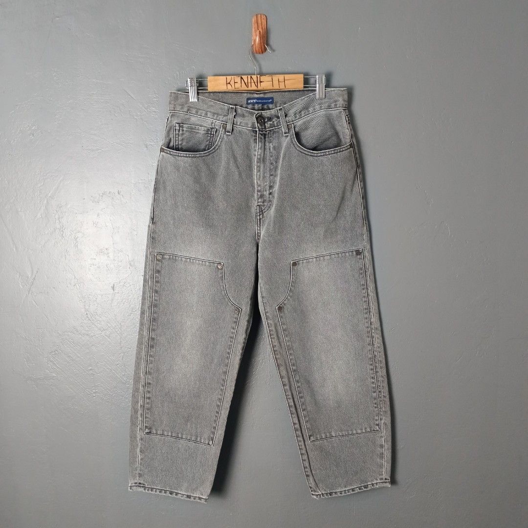 Women's - Levi's - Made and Crafted (Category: Jeans) located in Bacolod City. Submitted by drop.ph (Listing ID 1463448243, Image 2). Description: Levi's - Barrel Crop - Made&Crafted Authentic *Double Knee *Fits 28 (Actual Tape) Length - 34, Leg Opening - 7 *Excellent *No flaws *Price: 1,500php *Add SF if outside Bacolod City.