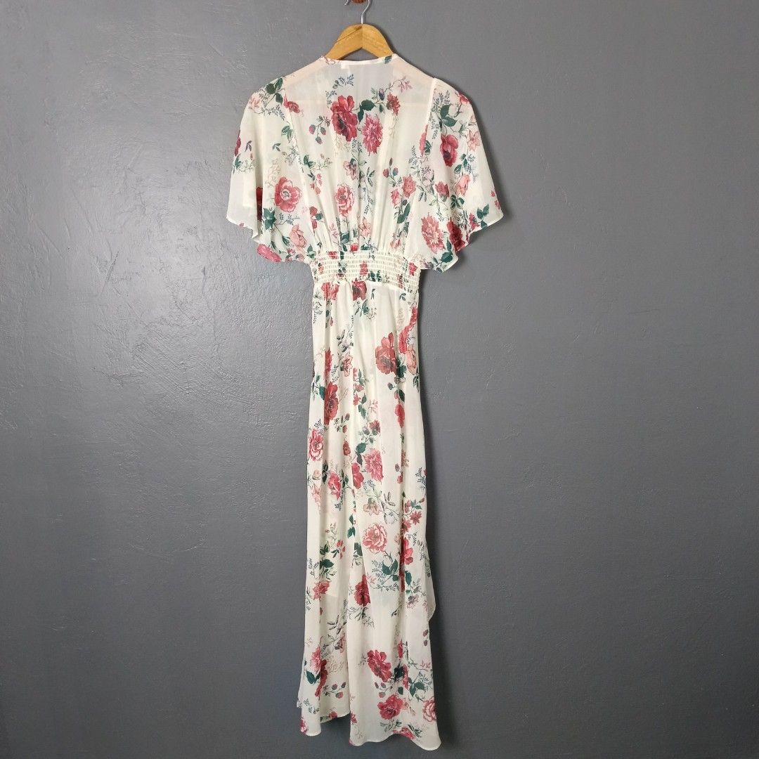 Women's - Maje (Category: Dresses) located in Bacolod City. Submitted by drop.ph (Listing ID 1463383022, Image 3). Description: Maje - Floral Dress *Fits S - Waist fits 26 Length - 37-53.5 (from side to mid), 54.5-Back *Very Good *Minor scratch *Price: 1,200php *Add SF if outside Bacolod City .