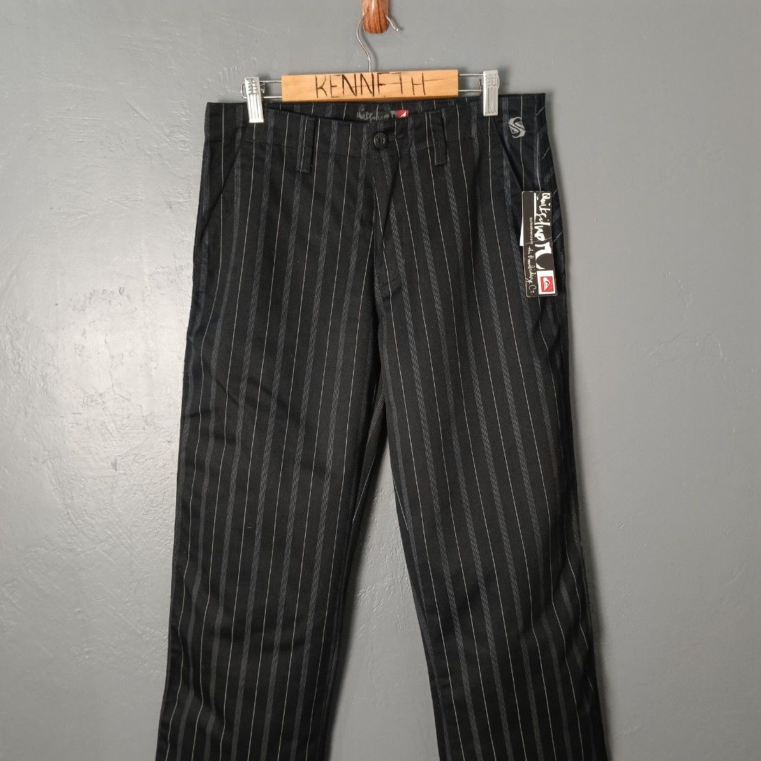 Women's - Quicksilver (Category: Other Bottoms) located in Bacolod City. Submitted by drop.ph (Listing ID 1463447583, Image 1). Description: Quicksilver - Stripe - Y2k Vibe Authentic *Fits 28-29 (Actual Tape) Length - 38, Leg Opening - 8.5 *Brand New w Tags *No Flaws *Price: 1,000php *Add SF if outside Bacolod City .