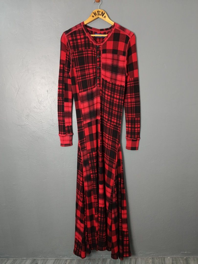 Women's - Ralph Lauren (Category: Dresses) located in Bacolod City. Submitted by drop.ph (Listing ID 1463384554, Image 2). Description: Ralph Lauren Checked Cotton Maxi Dress *Size L fits S - 16x57, fits 27 Waist *Excellent *No Flaws *Price: 1,500php *Add SF if outside Bacolod City .