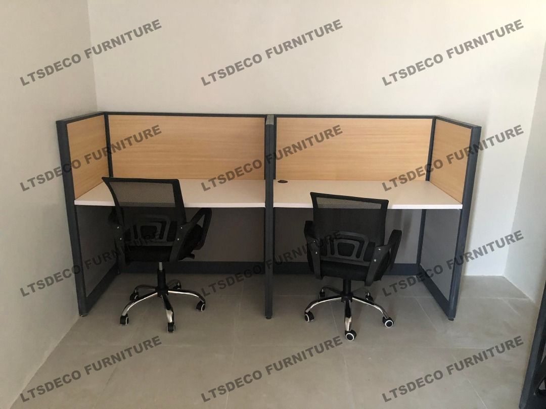 WORKSTATION CUBICLES OFFICE PARTITION (Category: Office Furniture & Fixtures) located in Quezon City. Submitted by mendez-21l09 (Listing ID 1463397559, Image 1). Description: 📌Please note: Prices shown are for reference only 📌STARTING PRICE: ₱4,500 Actual price may vary depending on size, material, quantity, and specifications. LTSDECO Home and Office Furniture Trading MANUFACTURER • FABRICATOR • SUPPLIER 📲 V i b e r : +63 923 841 8065 HIGHER 