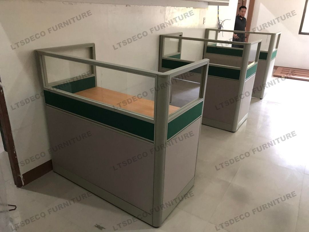 WORKSTATION CUBICLES OFFICE PARTITION (Category: Office Furniture & Fixtures) located in Quezon City. Submitted by meril.ltsdeco09 (Listing ID 1463398197, Image 2). Description: 📌Please note: Prices shown are for reference only 📌STARTING PRICE: ₱4,500 Actual price may vary depending on size, material, quantity, and specifications. LTSDECO Home and Office Furniture Trading MANUFACTURER • FABRICATOR • SUPPLIER 📲 V i b e r : +63 923 841 8065 HIGH