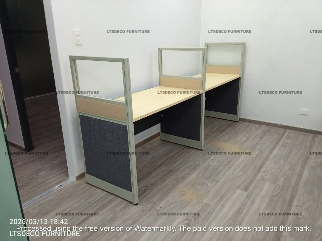 workstation table customized office partitions with glass (Category: Office Furniture & Fixtures) located in Quezon City. Submitted by chris.ltsdeco (Listing ID 1463378137, Image 3). Description: 👉Are you looking for WORKSTATION, MODULAR CUBICLES OFFICE PARTITION, and OFFICE FURNITURE SUPPLIER? LTSDECO Furniture, is direct supplier, manufacturer, and trusted provider of high quality, affordable and durable modular office divider partition, home 