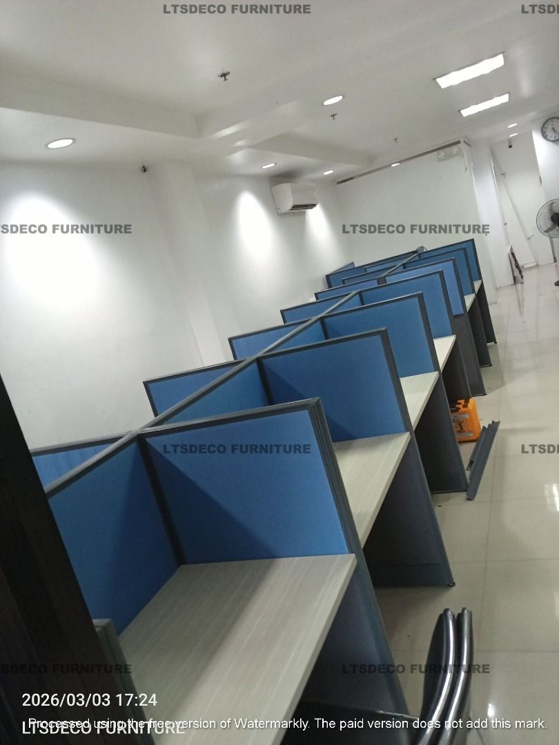 workstation table modular office partitions customized (Category: Office Furniture & Fixtures) located in Caloocan City. Submitted by cheska.ltsdeco (Listing ID 1463332783, Image 2). Description: 👉Are you looking for WORKSTATION, MODULAR CUBICLES OFFICE PARTITION, and OFFICE FURNITURE SUPPLIER? LTSDECO Furniture, is direct supplier, manufacturer, and trusted provider of high quality, affordable and durable modular office divider partition, home 
