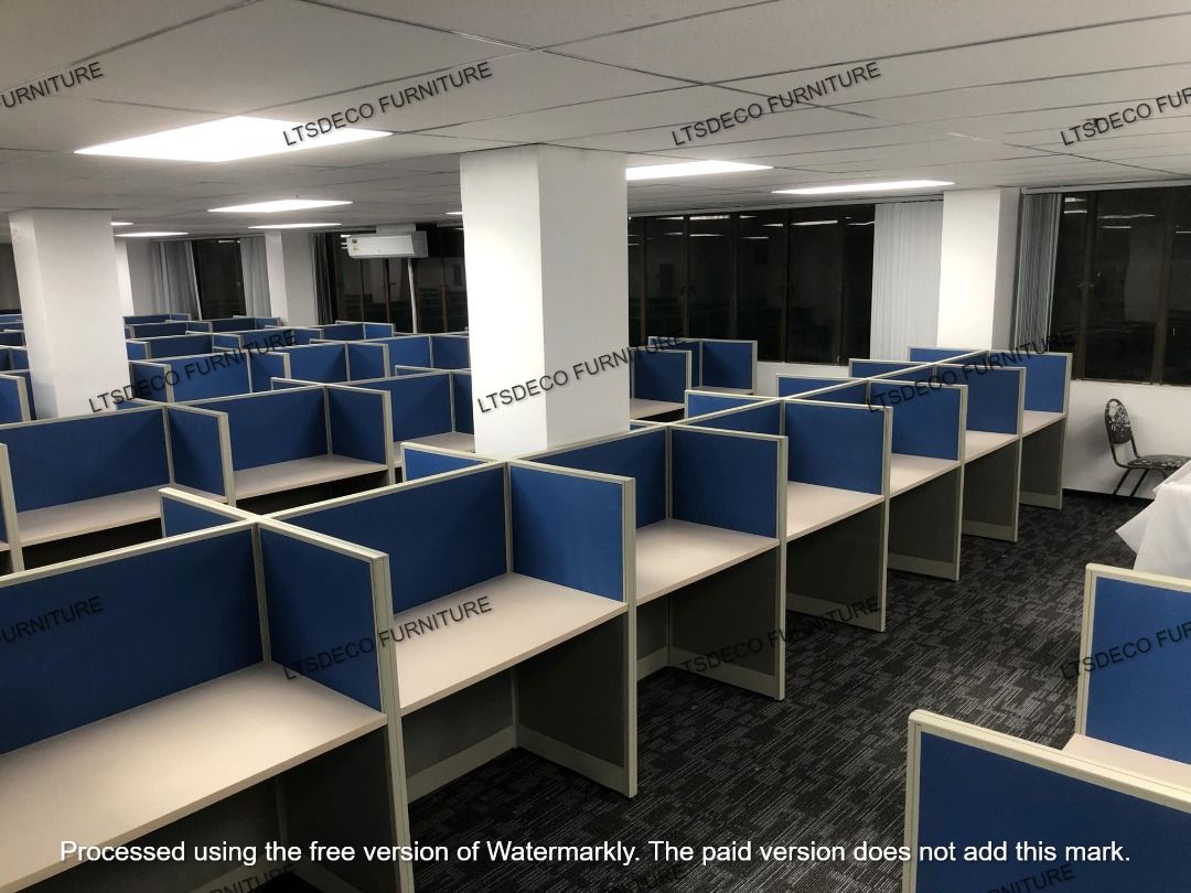 workstation tables customized office partition furnitures (Category: Office Furniture & Fixtures) located in Quezon City. Submitted by chris.ltsdeco (Listing ID 1463377824, Image 3). Description: 👉Are you looking for WORKSTATION, MODULAR CUBICLES OFFICE PARTITION, and OFFICE FURNITURE SUPPLIER? LTSDECO Furniture, is direct supplier, manufacturer, and trusted provider of high quality, affordable and durable modular office divider partition, home 