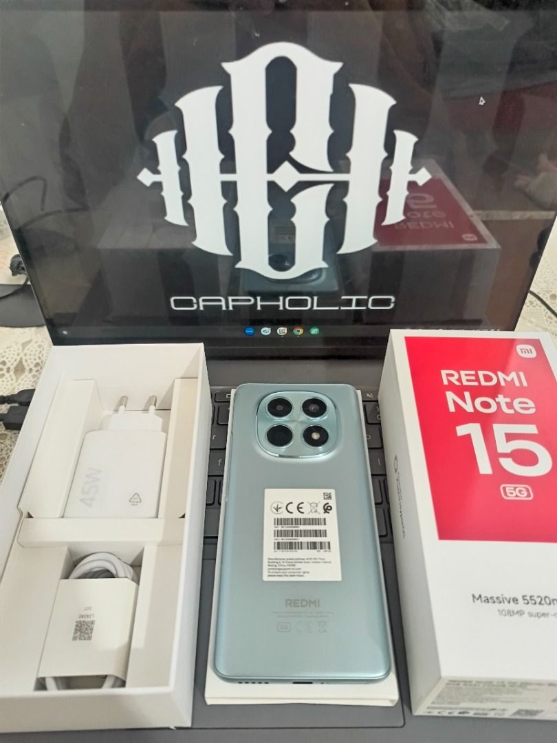 Xiaomi redmi note 15 5G 8/256 (Category: Xiaomi) located in Caloocan City. Submitted by r.r09 (Listing ID 1463506646, Image 2). Description: Brand new condition. Dinisplay lang yung unit sa store. REDMI NOTE 15 5G 8gb RAM/256gb ROM. 16,999 MALL PRICE Selling for 11,500 ❗ MONEY BACK PLUS THE UNIT IF PROVEN FAKE❗ 📩.