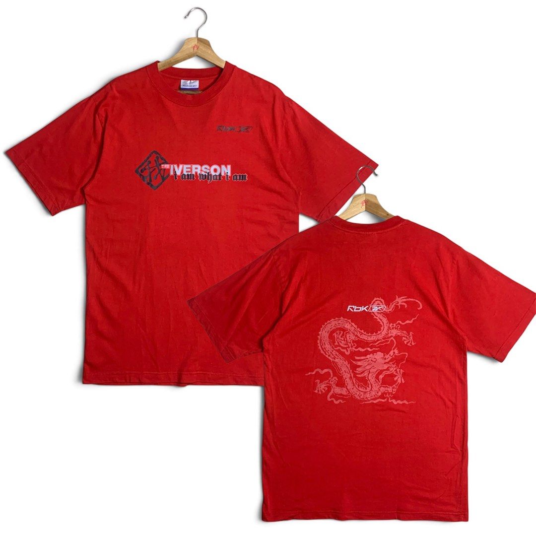 Y2k Iverson Reebok Tee (Category: Activewear) located in Alaminos. Submitted by jikstocks (Listing ID 1463483052, Image 1). Description: Solid Condition Y2K .