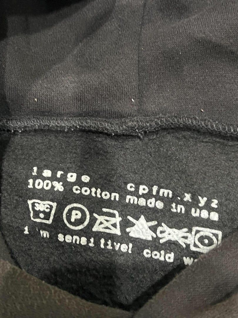 "Ye Must Be Born Again" Hoodie (Category: Coats, Jackets and Outerwear) located in Manila. Submitted by ayskrim_ (Listing ID 1463553458, Image 2). Description: Dimes: XL 26x27.