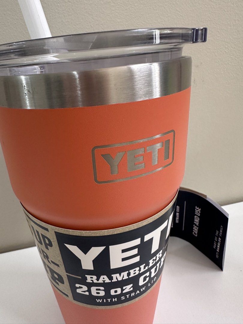 Yeti Rambler 26 oz Cup with Straw Lid - Orange (Category: Water Bottles & Tumblers) located in Antipolo. Submitted by waco1313 (Listing ID 1463365728, Image 3). Description: 🧊 YETI Rambler 26 oz Cup | Straw Lid | King Crab Orange 🇺🇸 Selling my authentic YETI Rambler 26 oz Cup with Straw Lid in the highly recognizable King Crab Orange color. 🇺🇸 Imported from USA ✨ BRAND NEW — NEVER USED 📦 No original retail box 🥤 Complete with original Stra