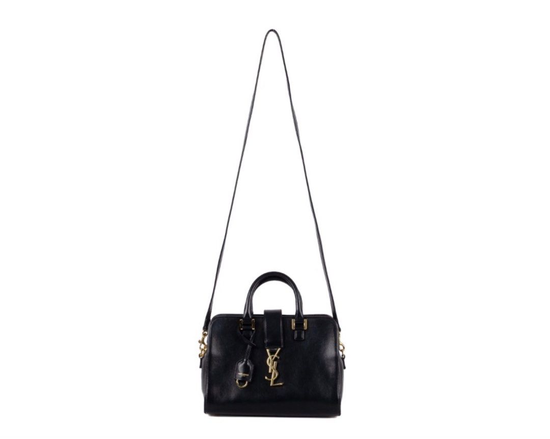 YSL Baby Cabas Black Monogram Bag (Category: Luxury Bags & Wallets) located in Taguig. Submitted by luxeinofficial (Listing ID 1463351935, Image 2). Description: YSL Baby Cabas Black Monogram Bag SKU: EVQEF9 Gender: Ladies Material: Calfskin leather Stamp: FLY568853Y032 Interior: One open pocket and one main compartment Measurements: 10.1”L X 5”W X 7.5”H Handle Drop: 3” Hardware: Gold tone Inclusions: Removable strap Detailed Item Description: Th