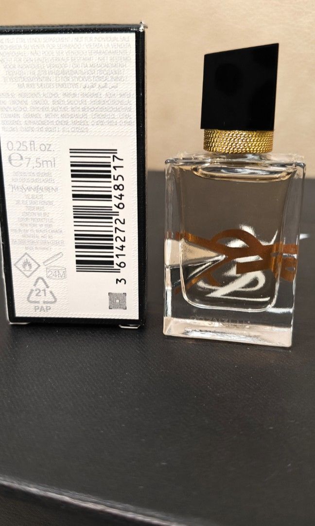 YSL LIBRE EDP (Category: Fragrance & Deodorants) located in Masai. Submitted by marylee0205 (Listing ID 1463443021, Image 2). Description: Yves Saint Laurent Libre Eau de Parfum (7.5 ml / 0.25 fl. oz.). Product OverviewBrand: Yves Saint Laurent Fragrance Line: Libre Concentration: Eau de Parfum Size: 7.5 ml (0.25 fl. oz.) GTIN / Barcode: 3614272648517 Scent Profile & Fragrance FamilyFragrance Family: Warm Floral / Fougere. Key Accords: Lavender, 