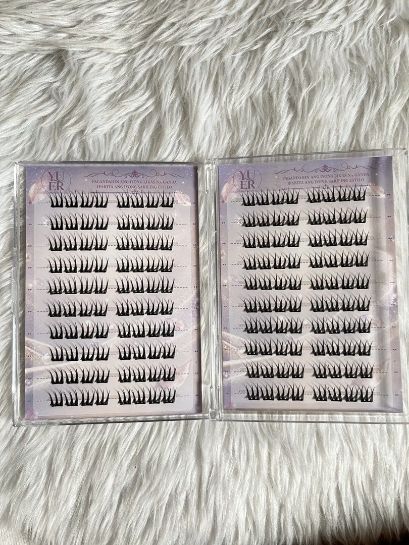 YUER CLUSTER LASHES (Category: Makeup) located in Binangonan. Submitted by prelovedbyjenai (Listing ID 1463340163, Image 1). Description: - brandnew.